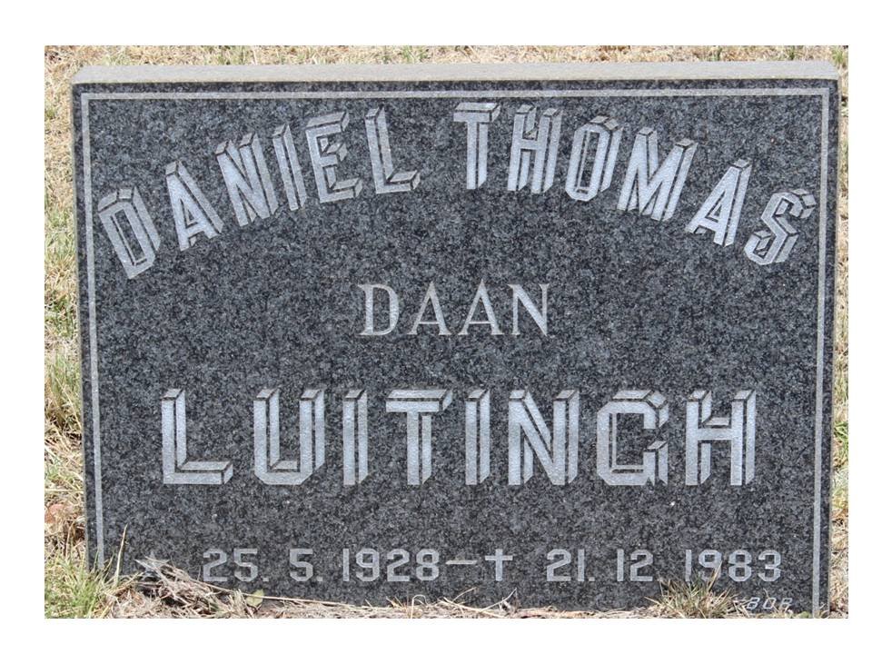 LUITINGH Daniel Thomas 1928-1983