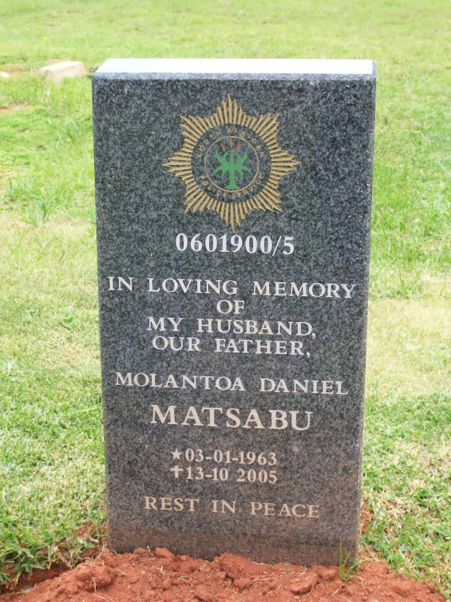 MATSABU Molantoa Daniel 1963-2005
