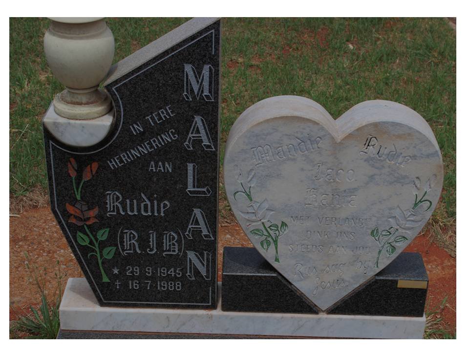 MALAN R.J.B. 1945-1988