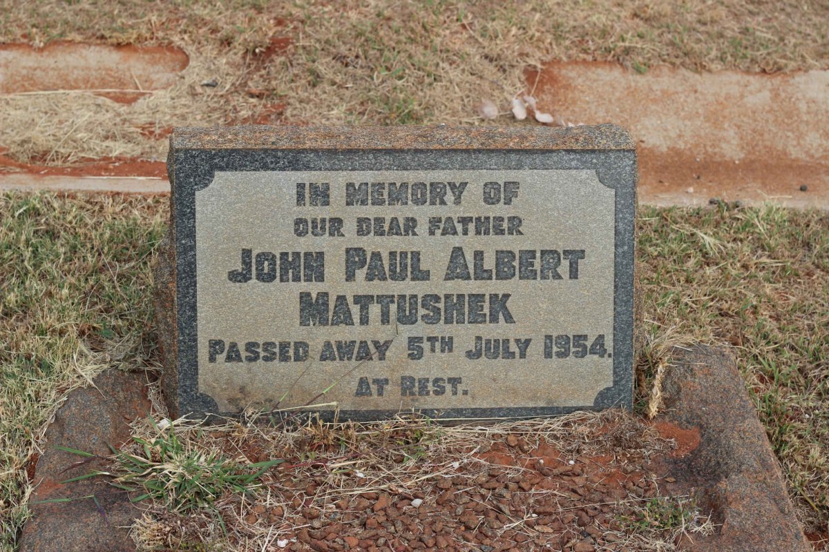 MATTUSHEK John Paul Albert -1954