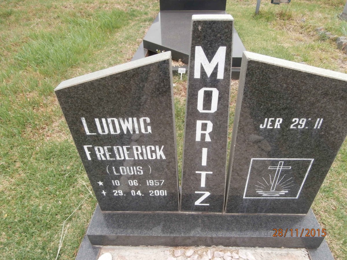 MORITZ Ludwig Frederick 1957-2001