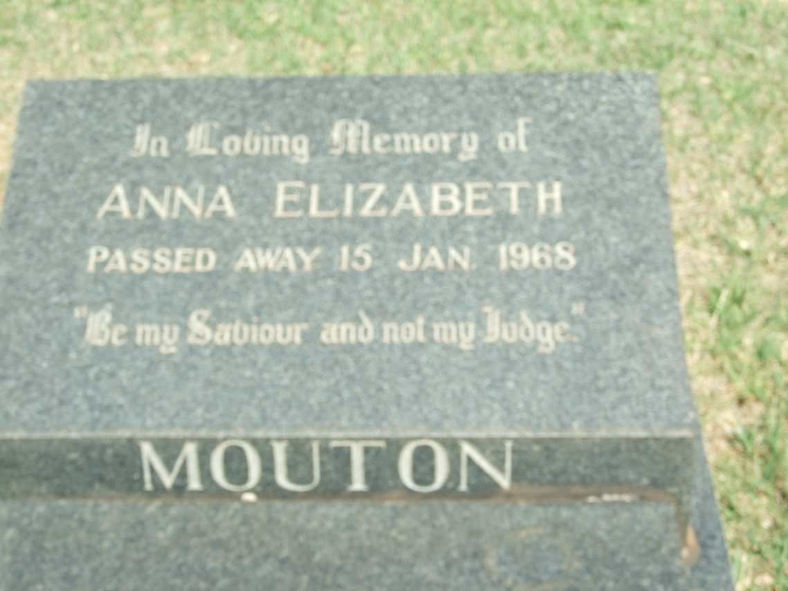 MOUTON Anna Elizabeth -1968