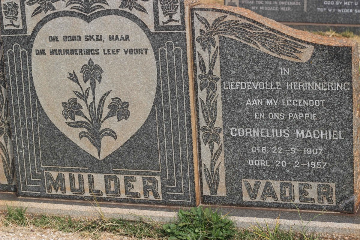 MULDER Cornelius Machiel 1907-1957