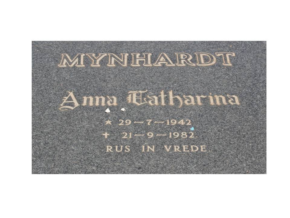 MYNHARDT Anna Catharina 1942-1982