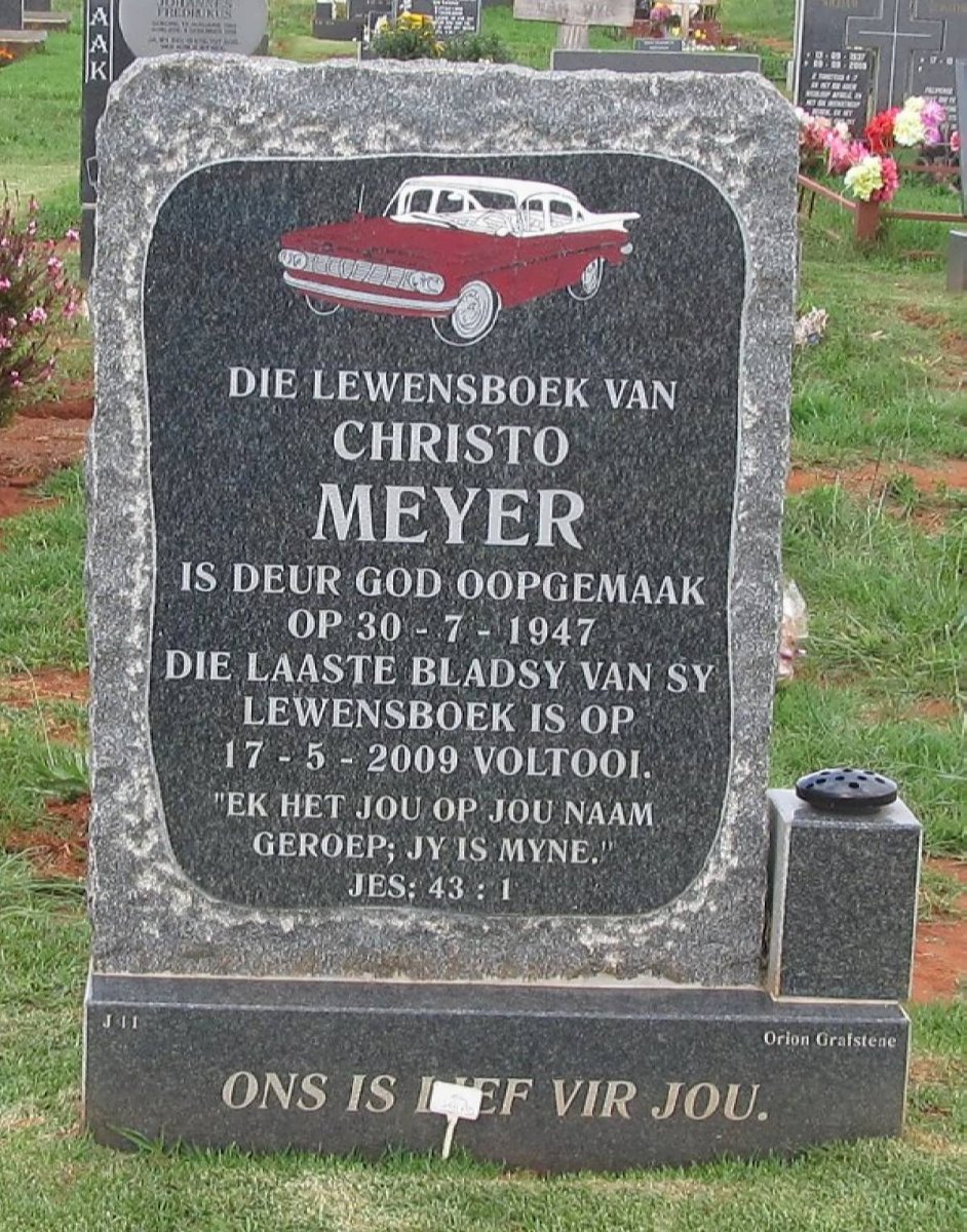 MEYER Christo 1947-2009