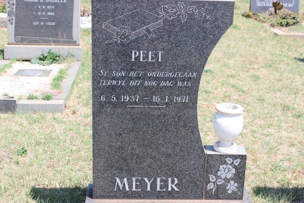 MEYER Peet 1937-1971