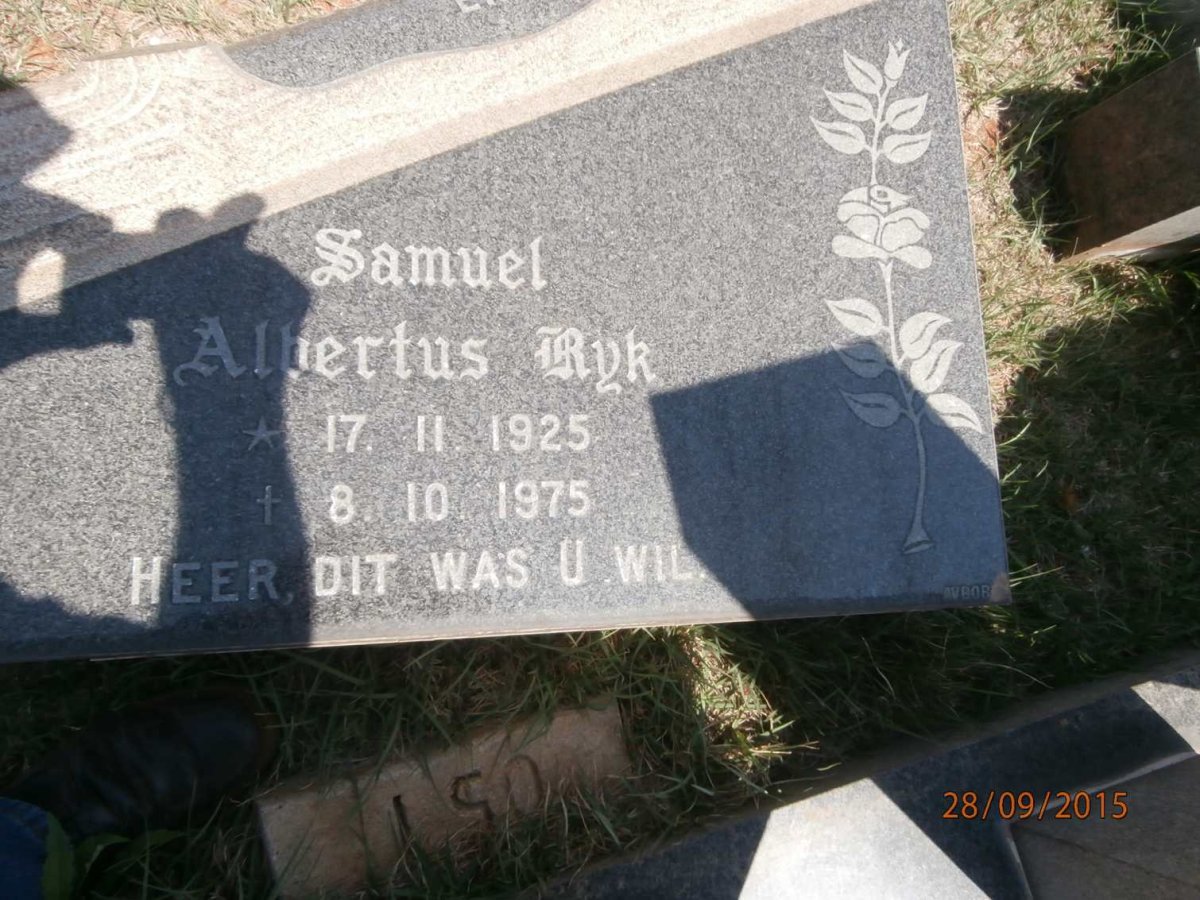 MEIRING Samuel Albertus Ryk 1925-1975