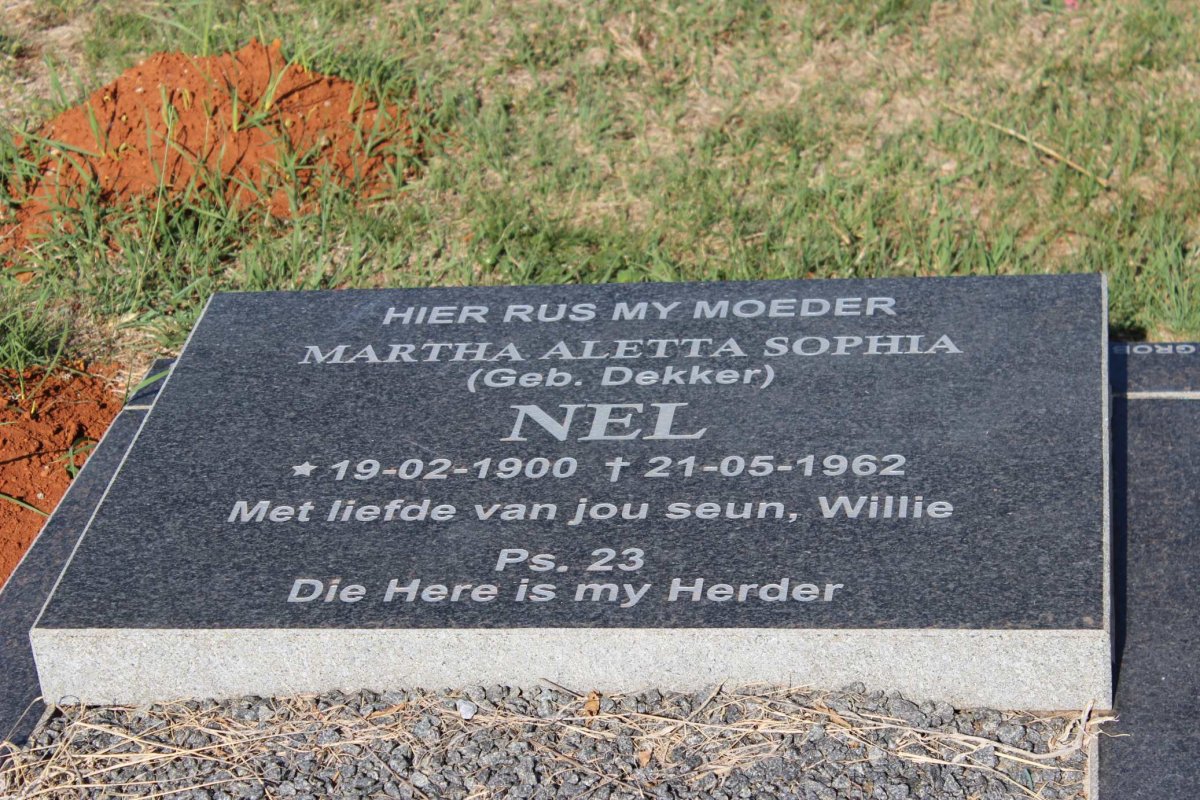 Nel MAS _nee Dekker_