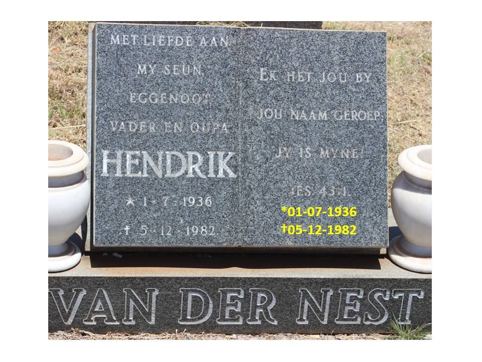 van der Nest H