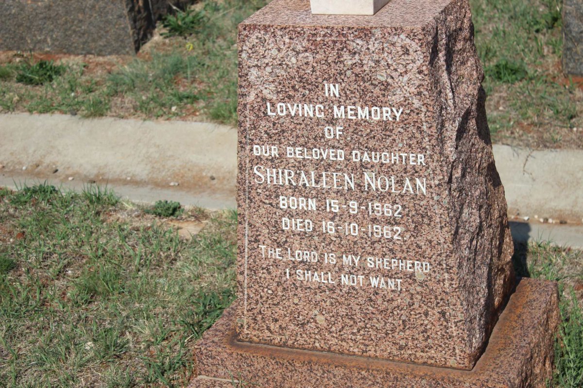 NOLAN Shiraleen 1962-1962