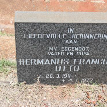 OTTO Hermanus Francois 1911-1977