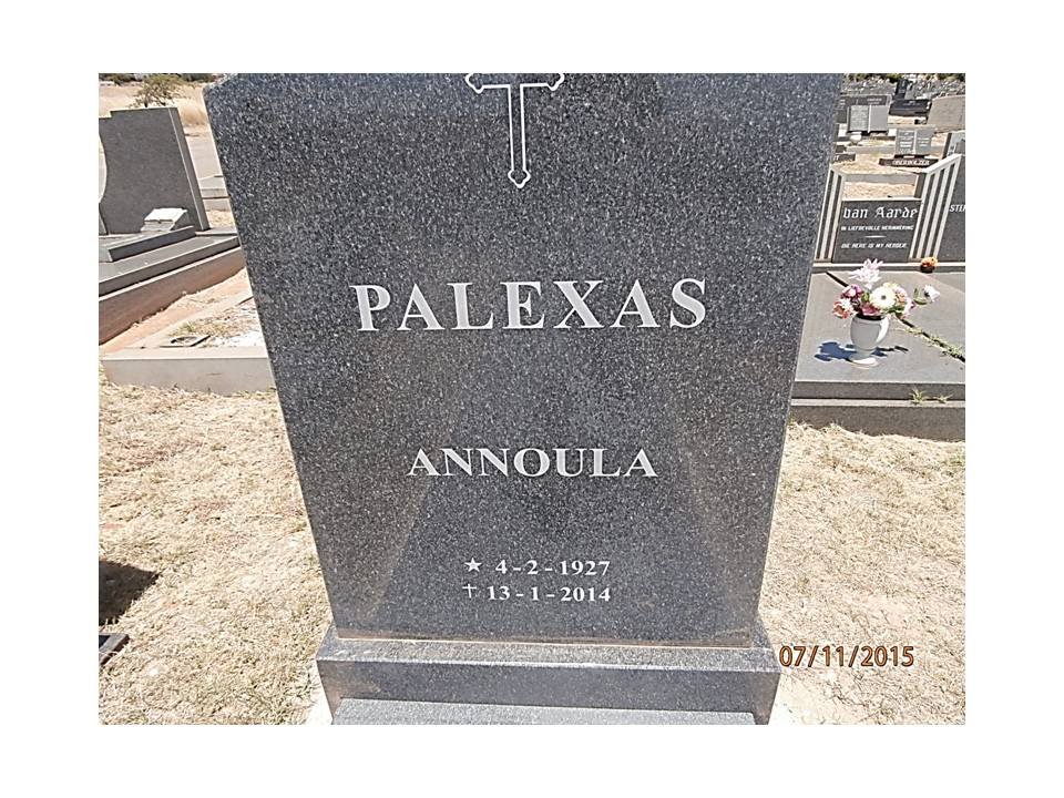 PALEXAS Annoula 1927-2014