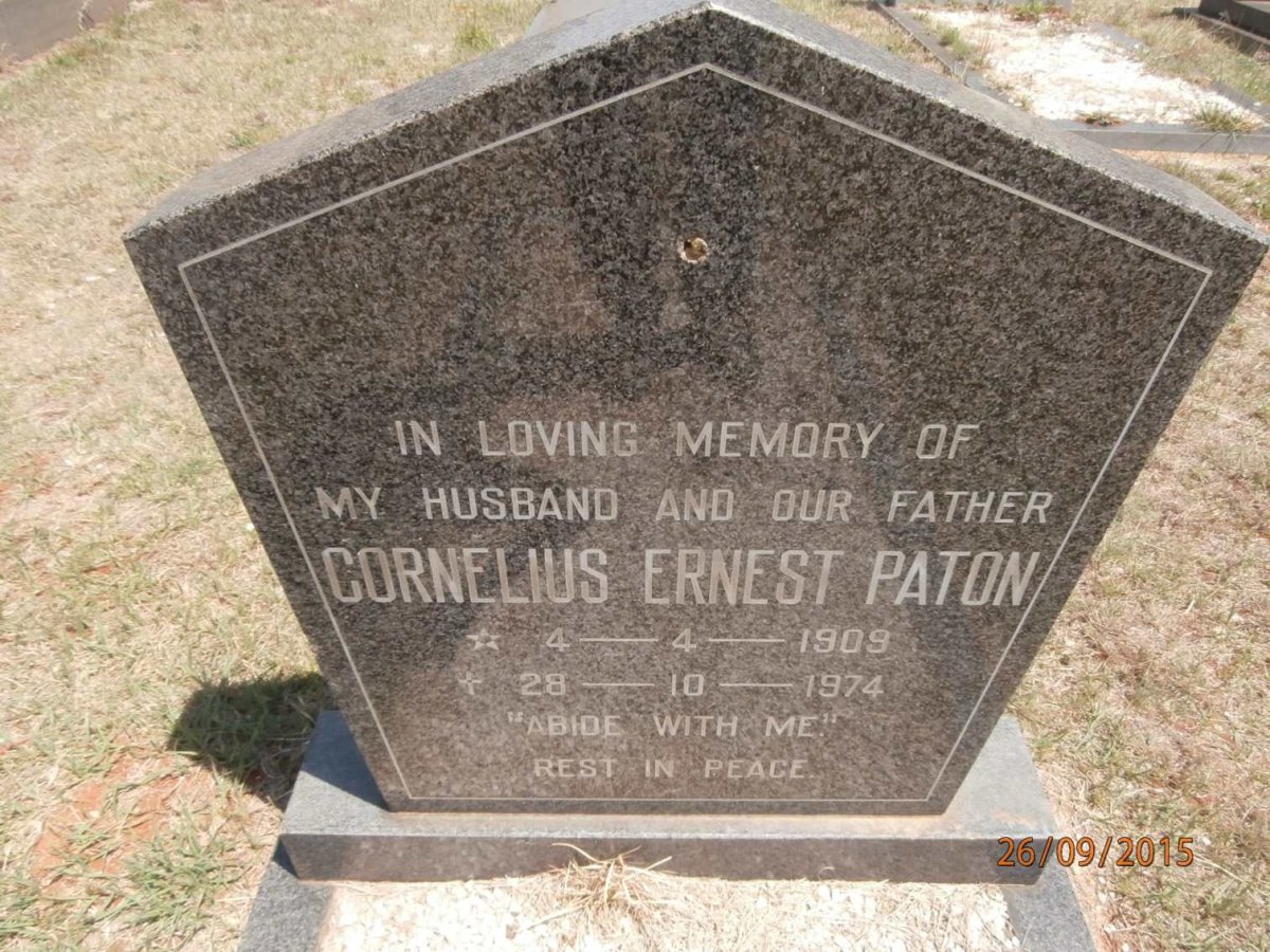 PATON Cornelius Ernest 1909-1974