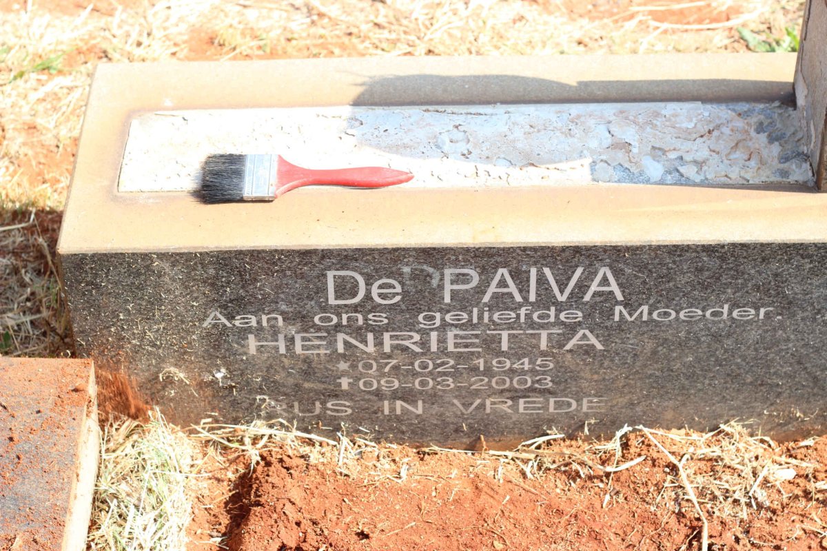 PAIVA Henrietta, de 1945-2003