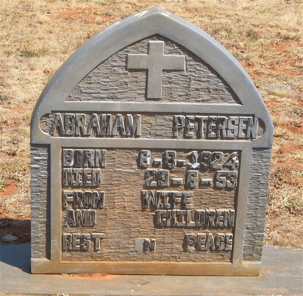 PETERSEN Abraham 1924-1953