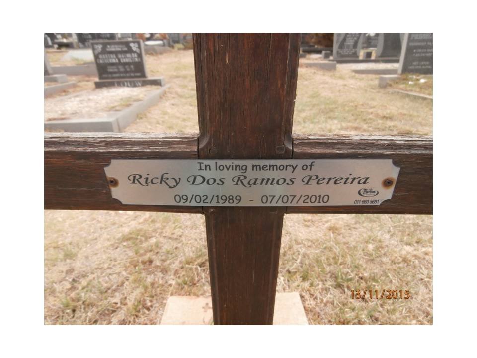 PEREIRA Ricky Dos Ramos 1989-2010