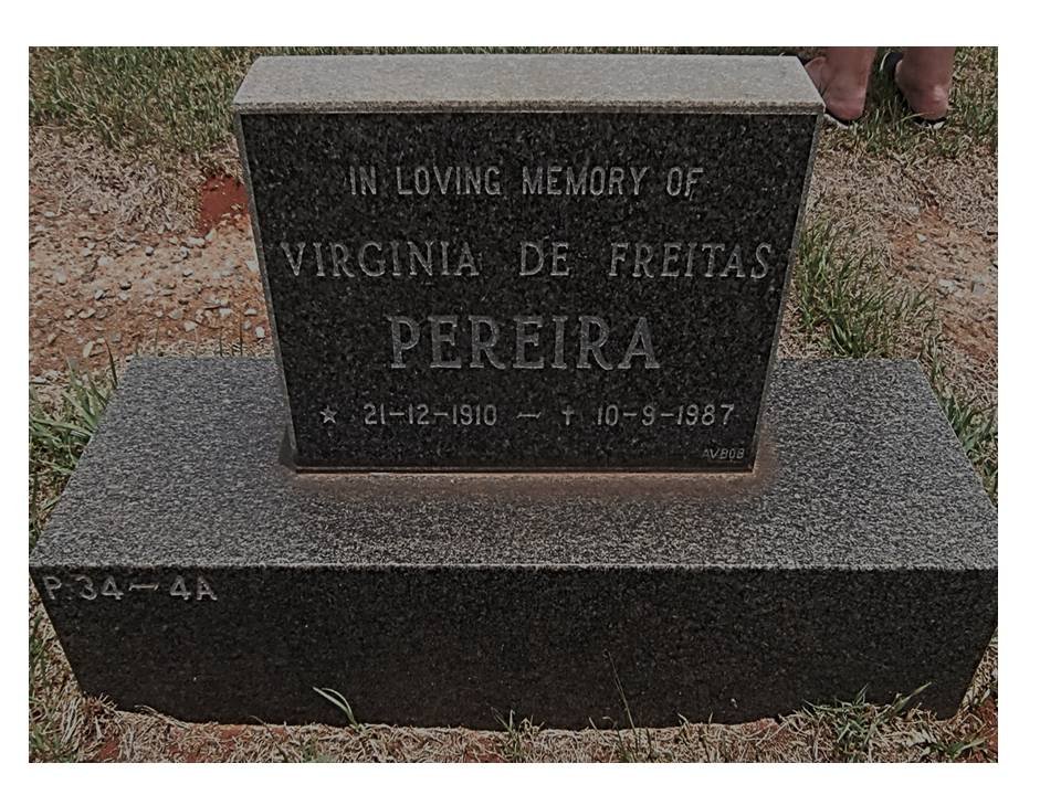 PEREIRA Virginia de Freitas 1910-1987