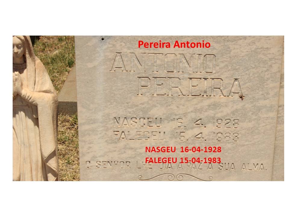 PEREIRA Antonio 1928-1983