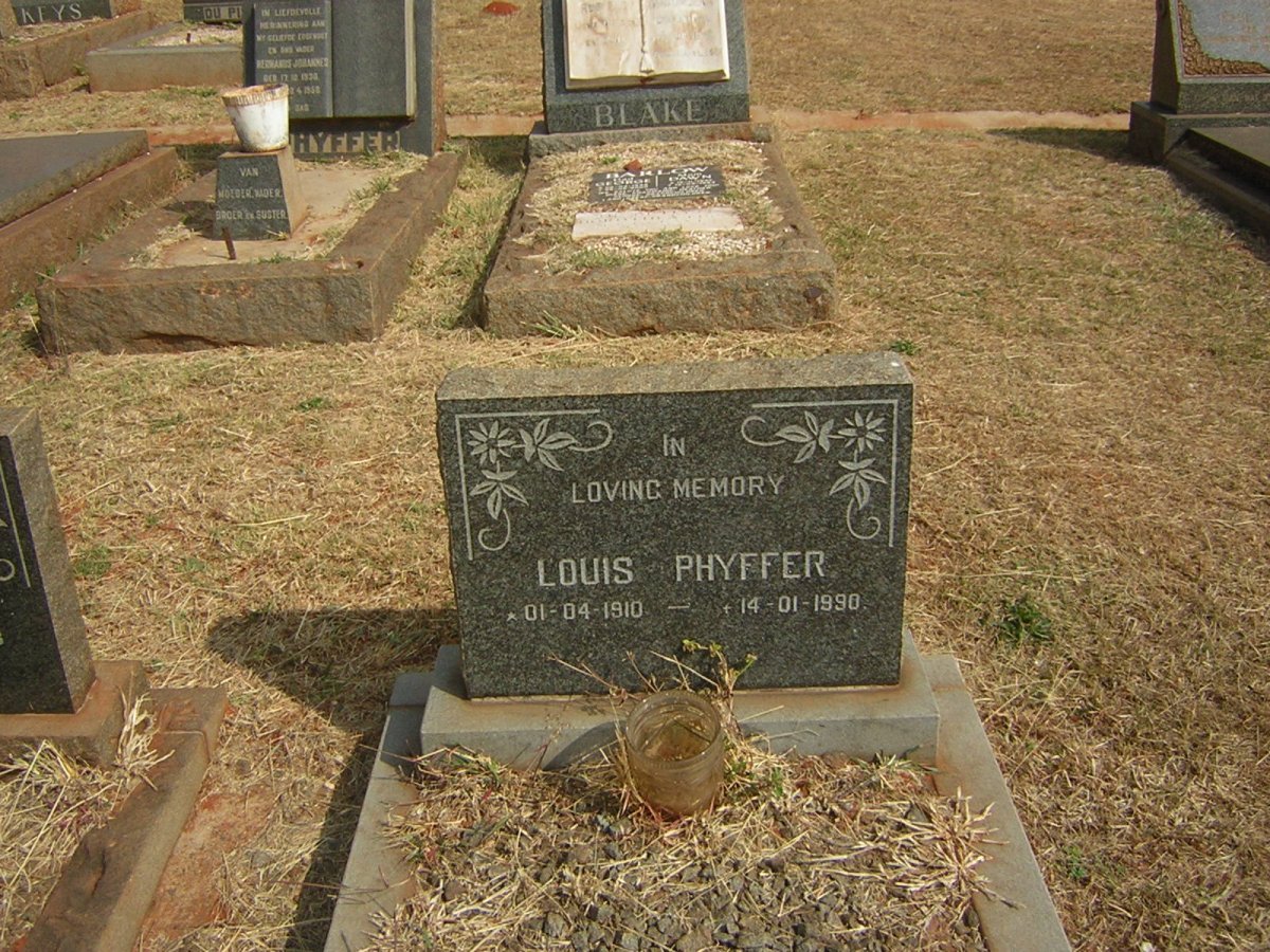 PHYFFER Louis 1910-1990