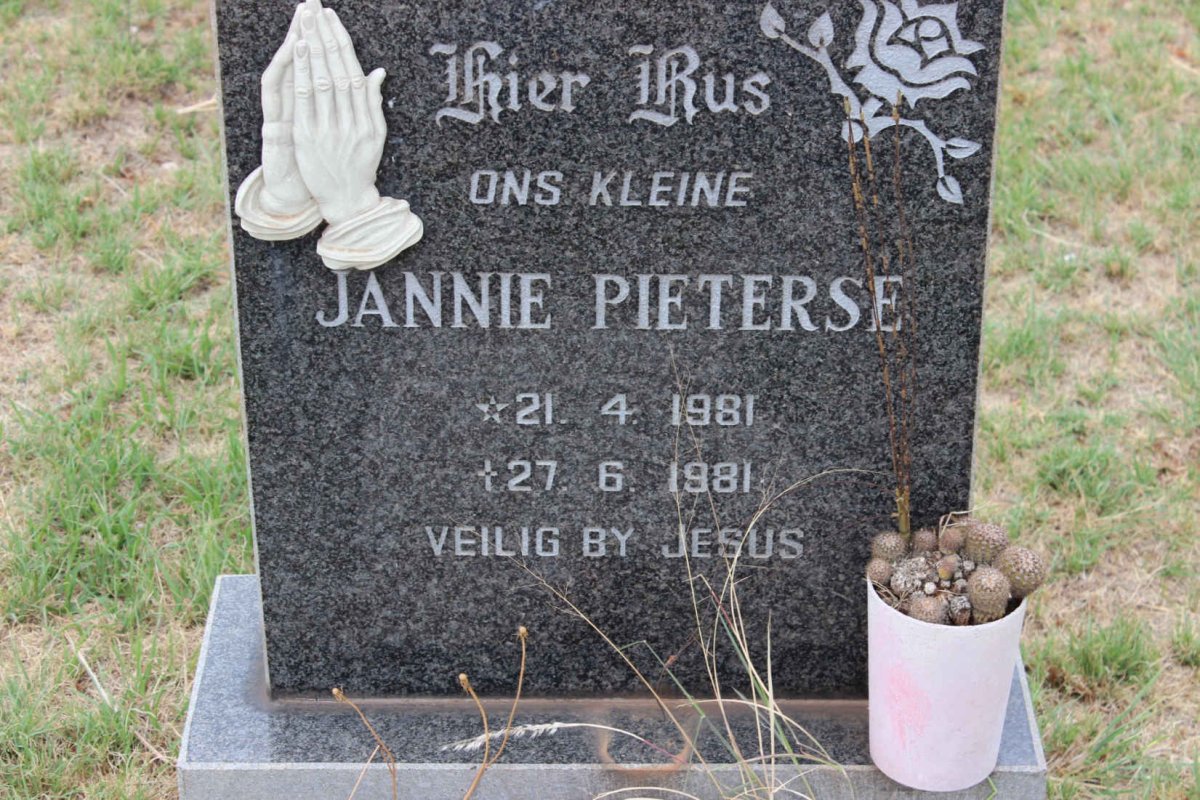 PIETERSE Jannie 1981-1981
