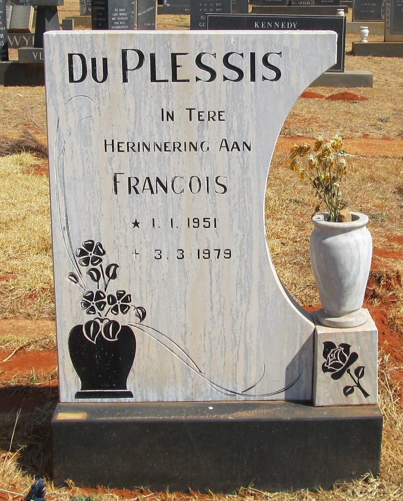 PLESSIS Francois, du 1951-1979