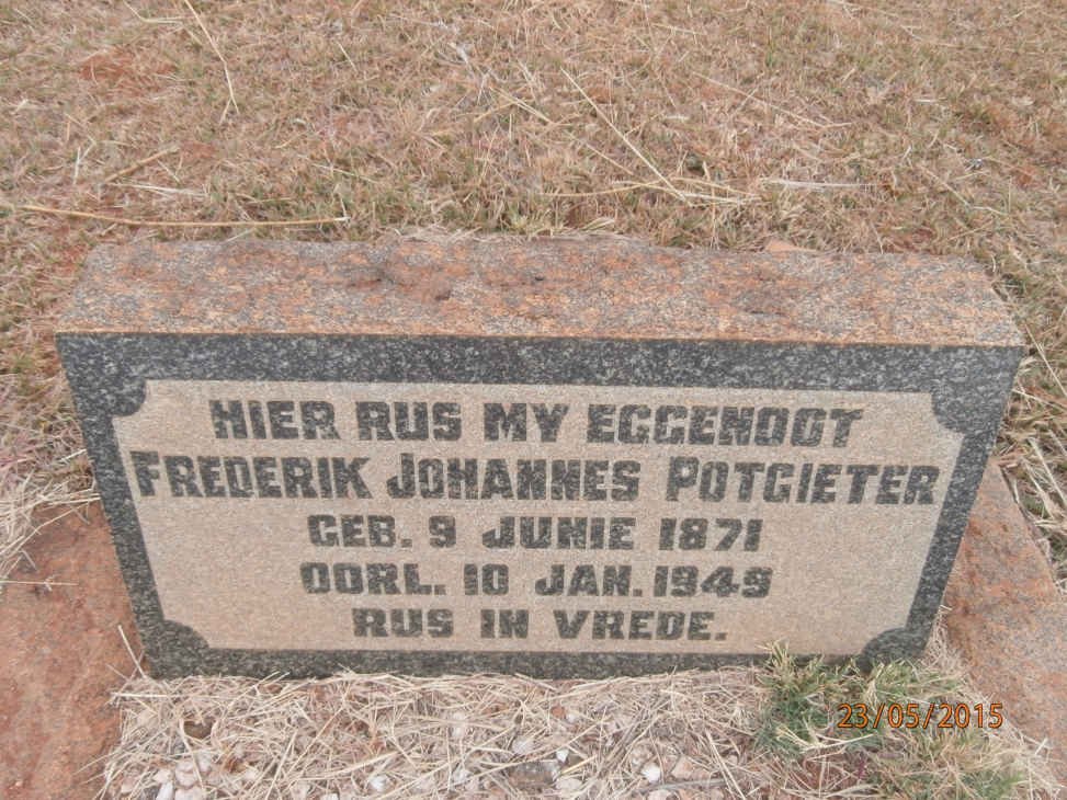 POTGIETER Frederik Johannes 1871-1949