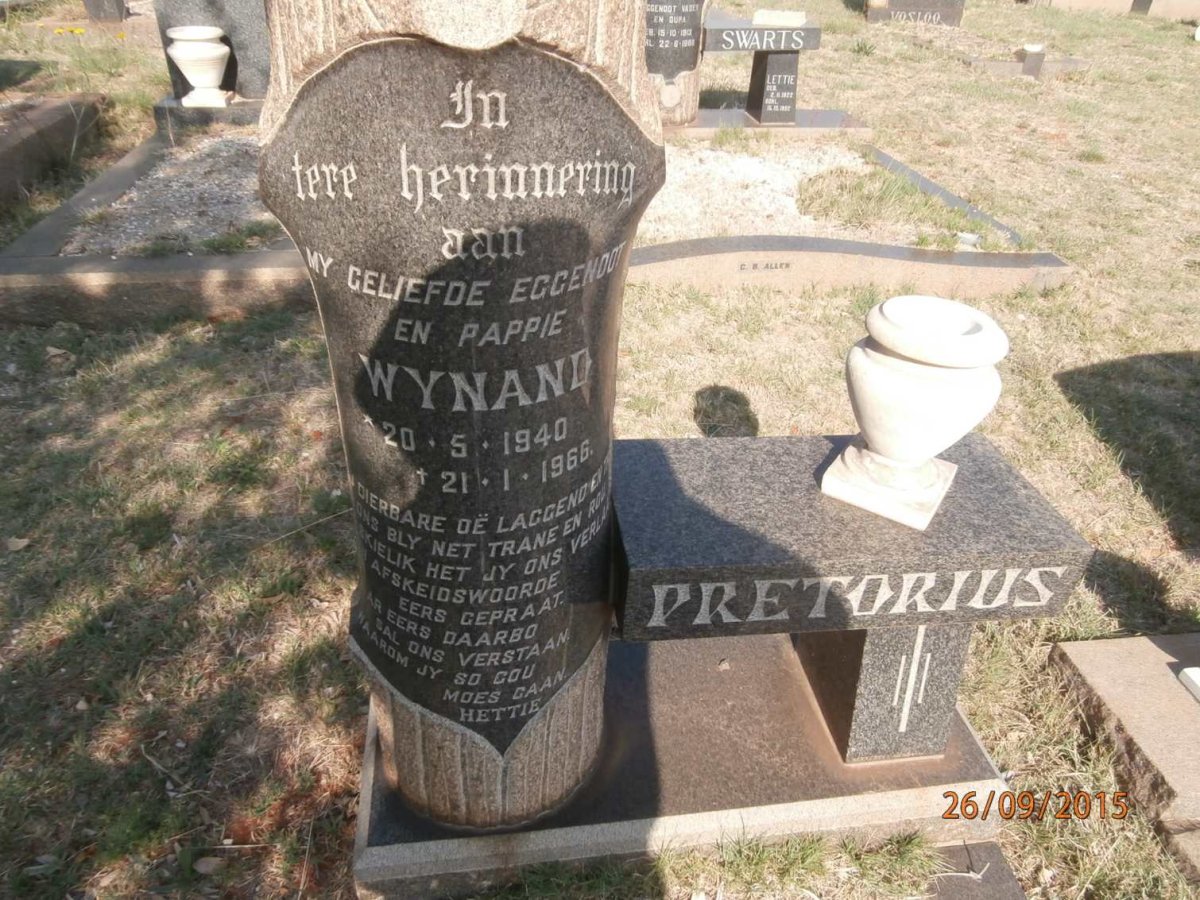 PRETORIUS Wynand 1940-1966
