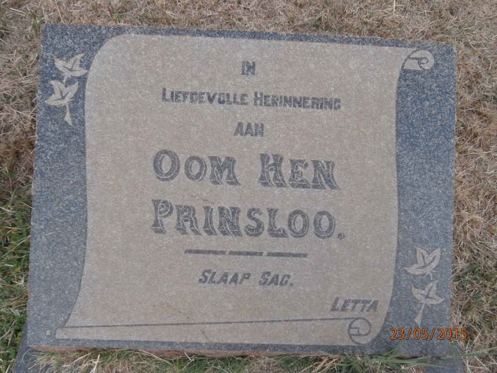 PRINSLOO Hen