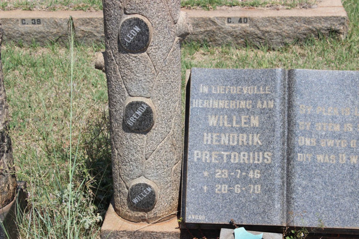 PRETORIUS Willem Hendrik 1946-1970
