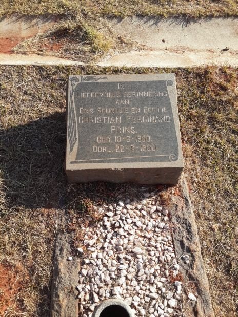 PRINS Christian Ferdinand 1950-1950
