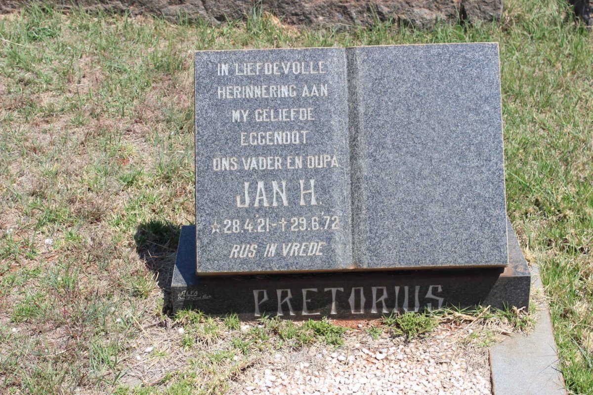 PRETORIUS Jan H. 1921-1972