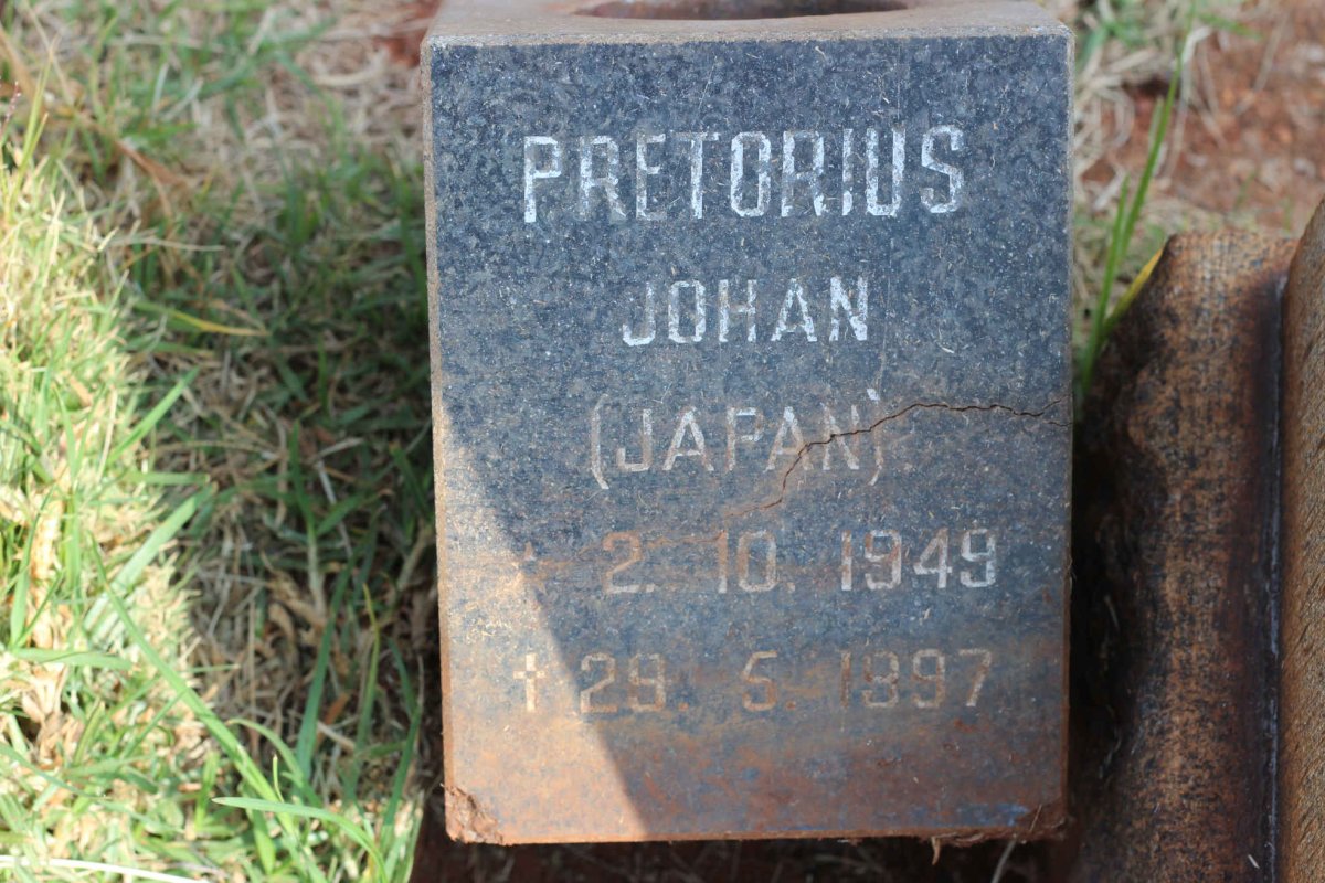 PRETORIUS Johan 1949-1997