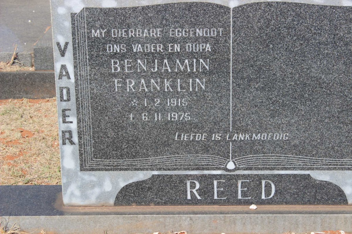 REED Benjamin Franklin 1915-1975