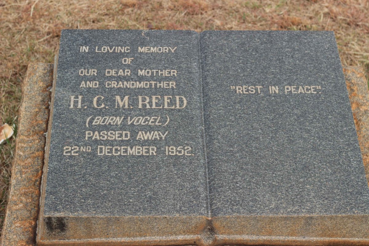 REED H.C.M. nee VOGEL -1952