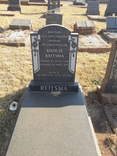 REITSMA Anskje 1898-1979