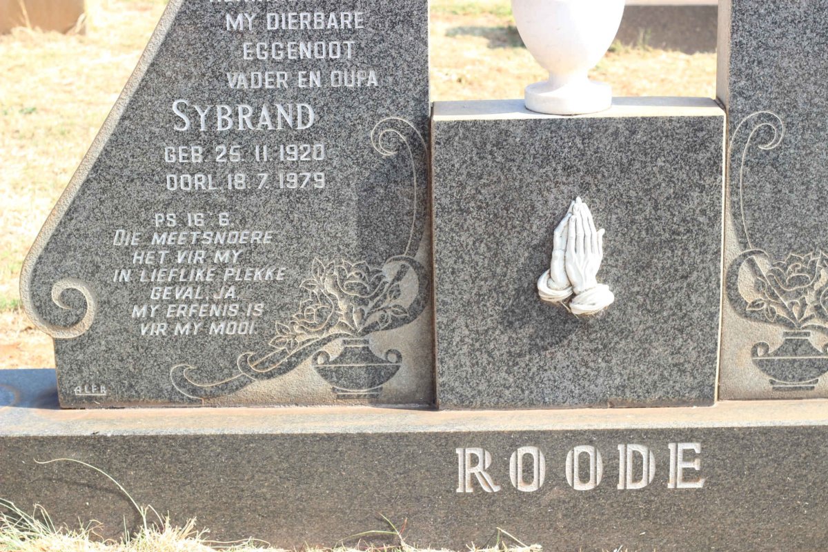 ROODE Sybrand 1920-1979