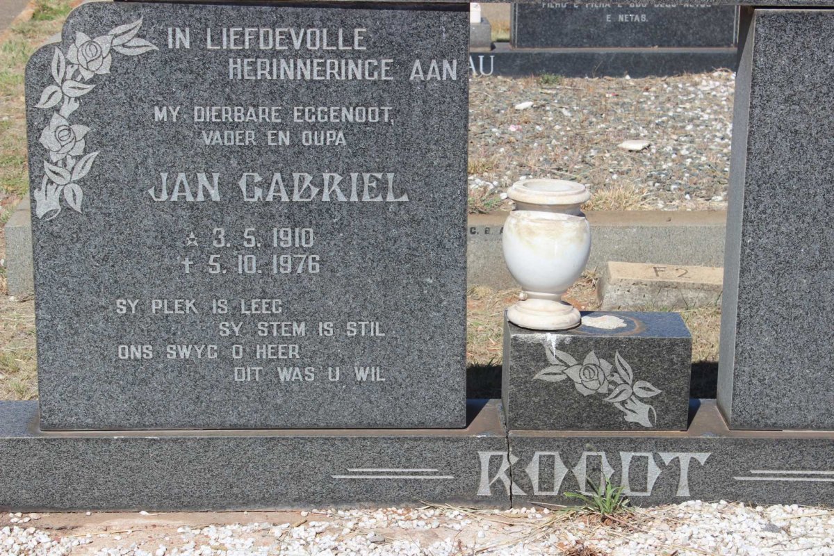ROODT Jan Gabriel 1910-1976