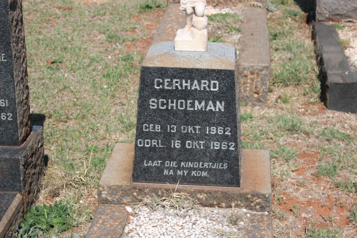 SCHOEMAN Gerhard 1962-1962