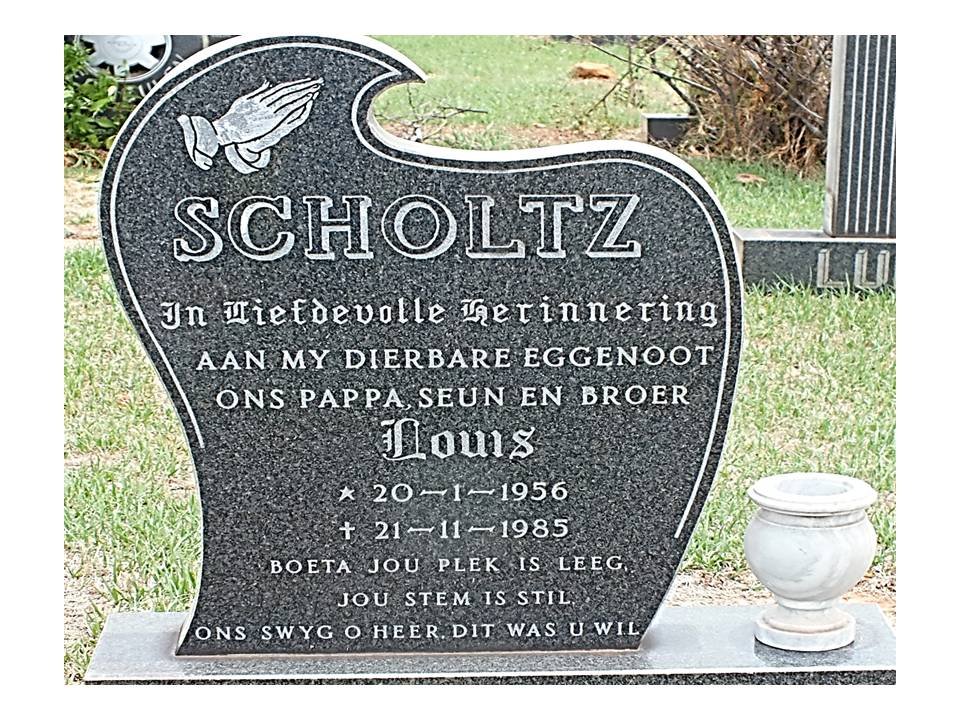 SCHOLTZ Louis 1956-1985