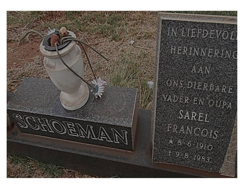 SCHOEMAN Sarel Francois 1910-1983