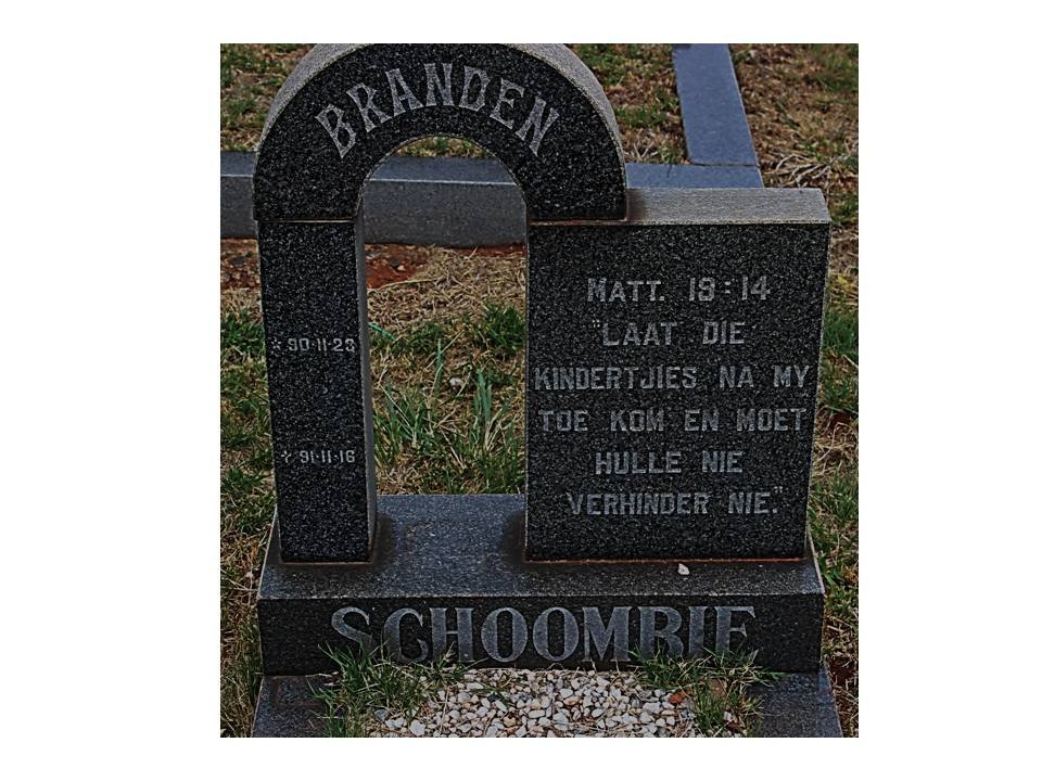 SCHOOMBIE Branden 1990-1991