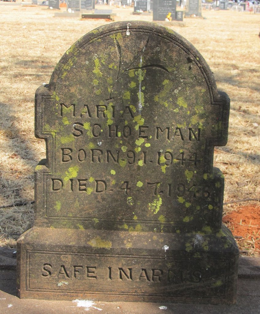 SCHOEMAN Maria 1944-1946