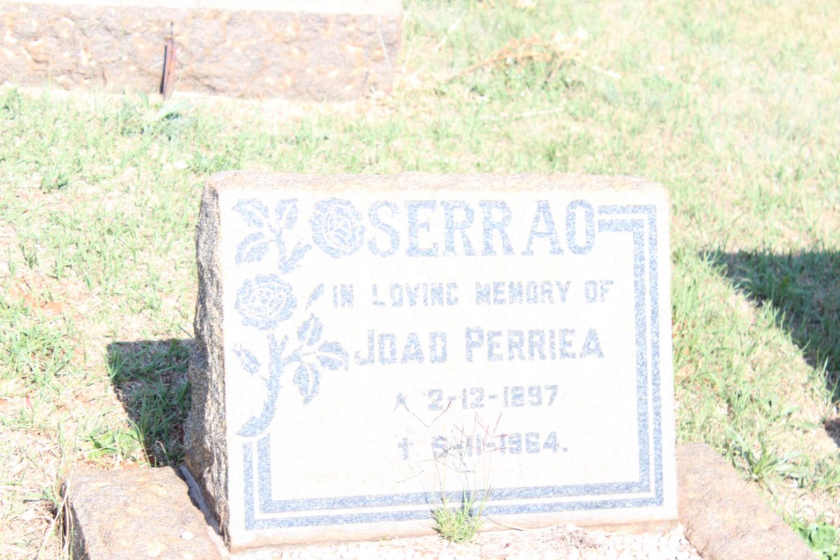 SERRAO Joao Perriera 1897-1964