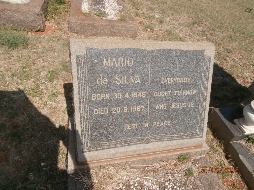 SILVA Mario, da 1945-1967