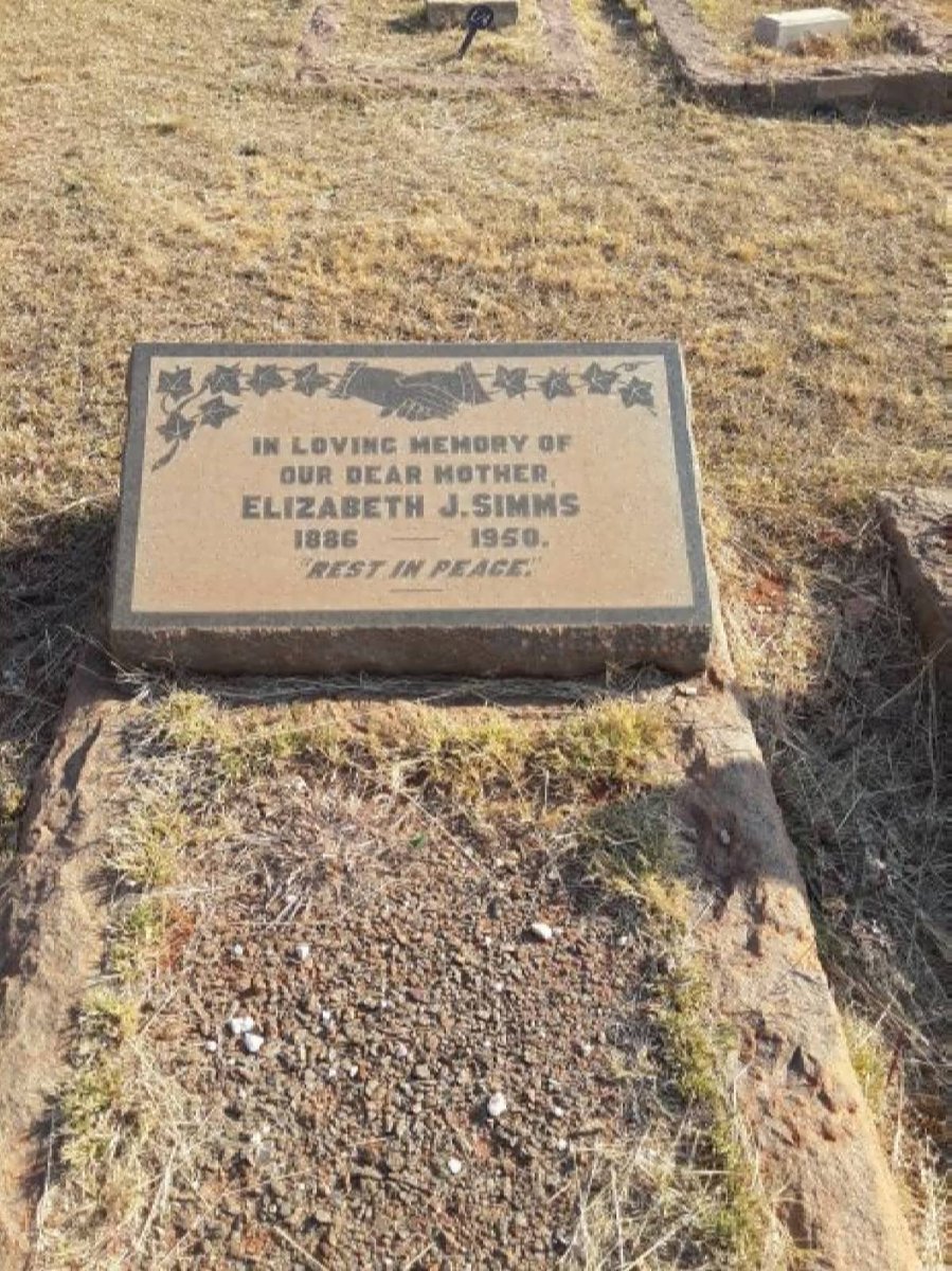 SIMMS Elizabeth J. 1886-1950