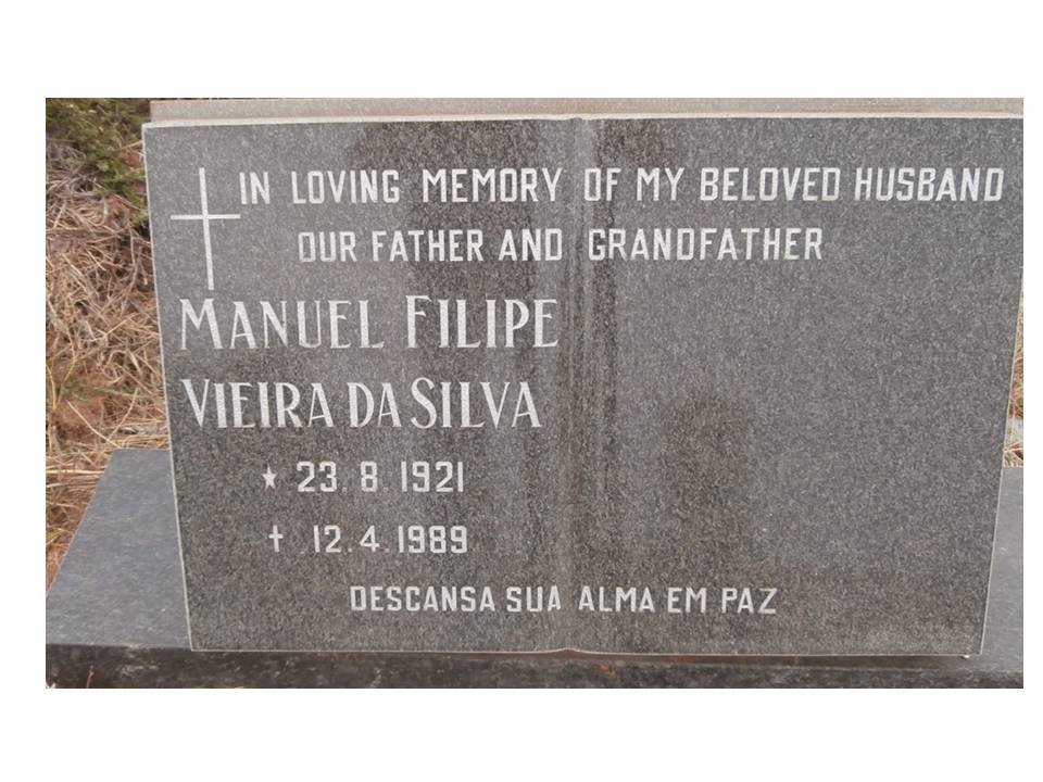 SILVA Manuel Filipe Vieira, da 1921-1989