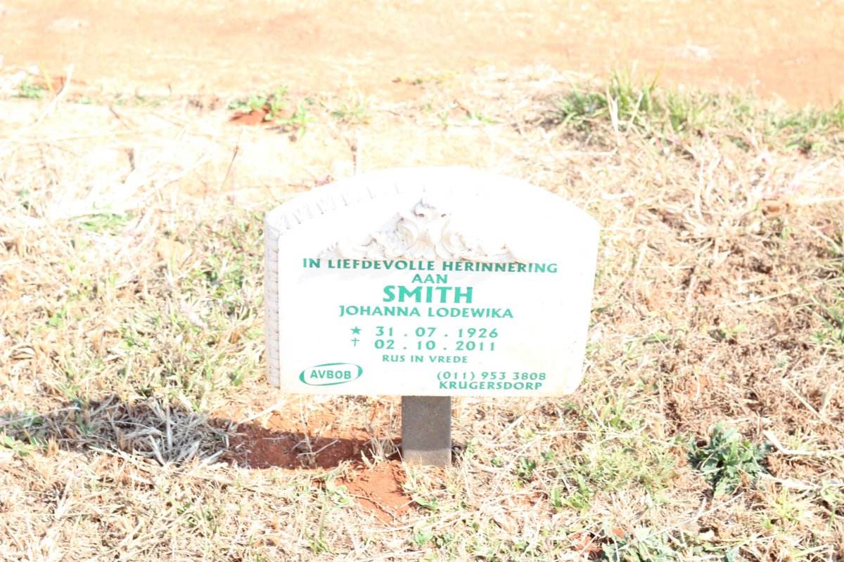 SMITH Johanna Lodewika 1926-2011
