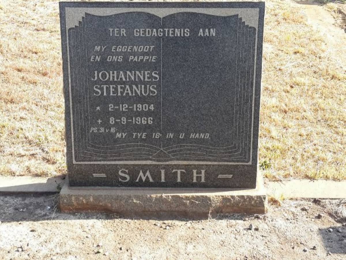 SMITH Johannes Stefanus 1904-1966