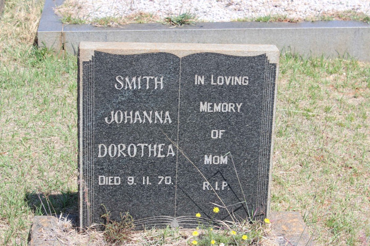 SMITH Johanna Dorothea -1970