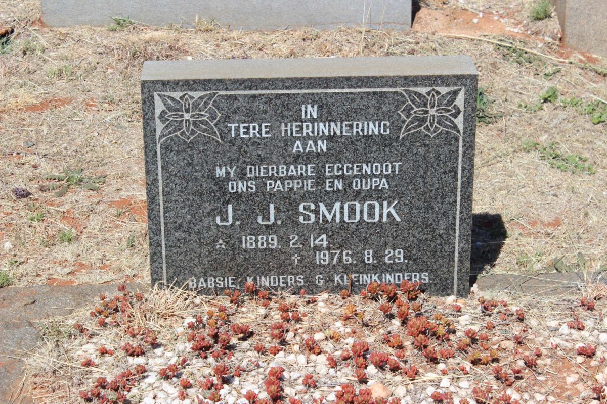SMOOK J.J. 1889-1976